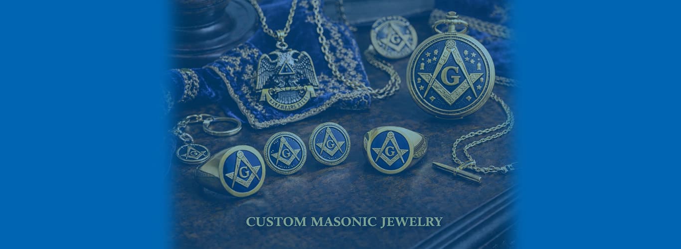 Masonic Jewelry — CNF Interactive website imagery